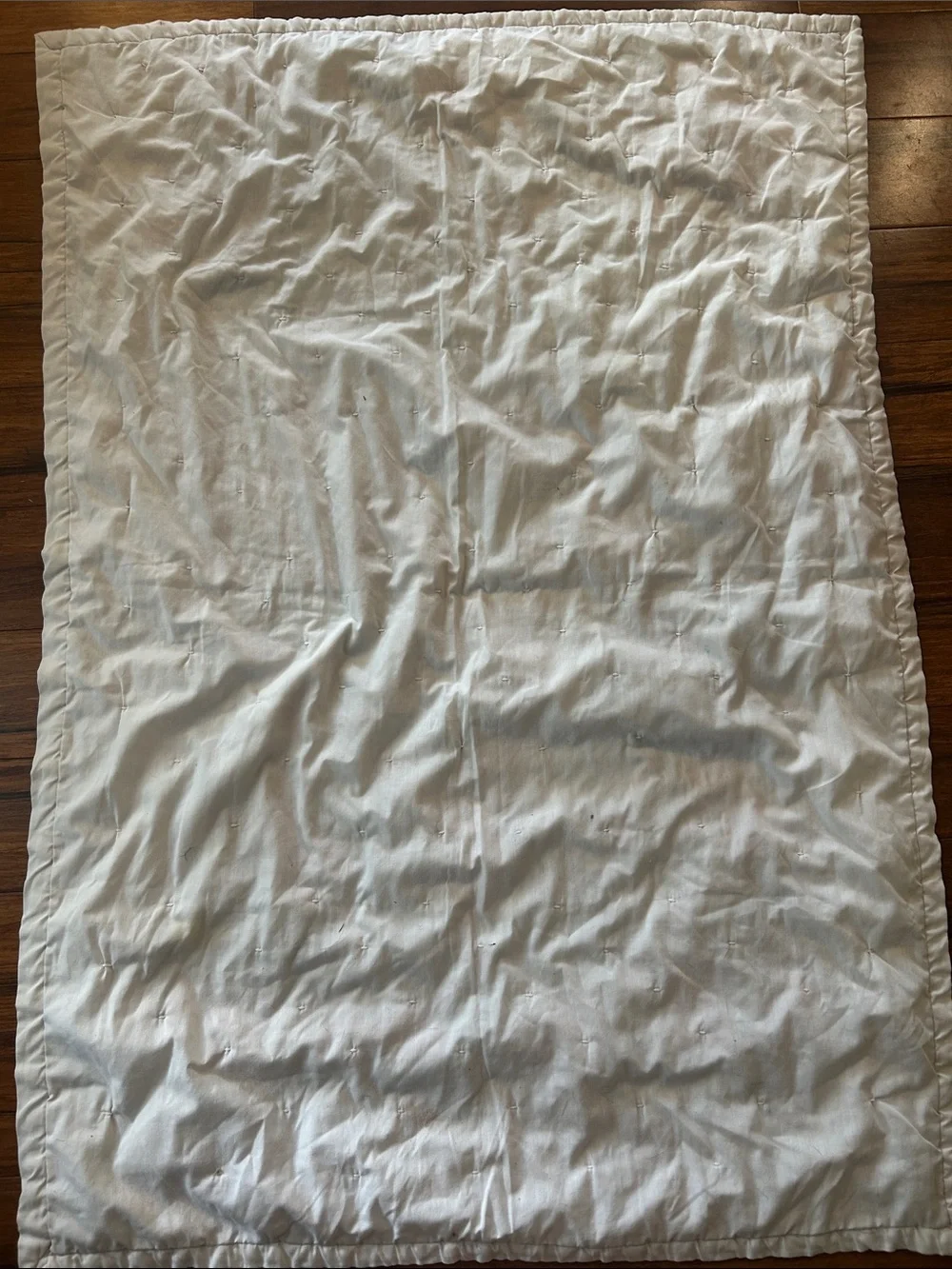 Vintage Handmade Mickey Mouse  Print Quilt with White Border